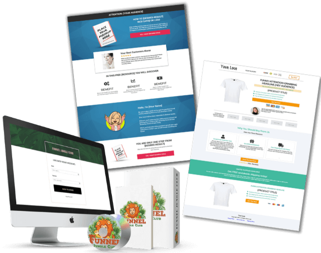 Lead generation funnel, ecommerce funnel, sales funnel, funnel template